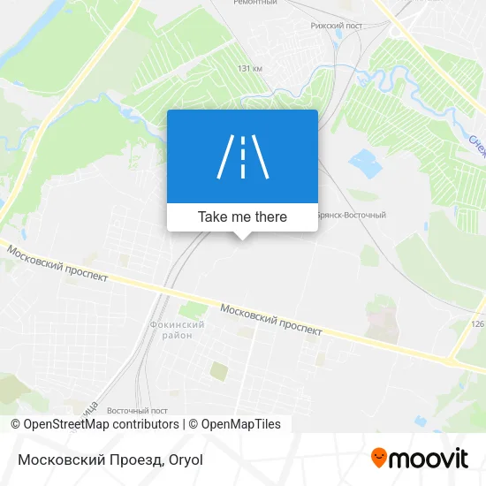 Московский Проезд map