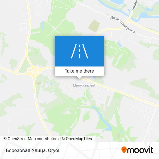 Берёзовая Улица map