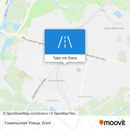 Гомельская Улица map