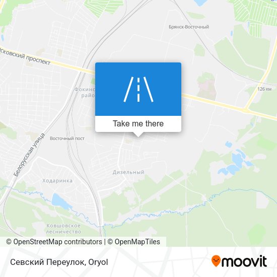 Севский Переулок map
