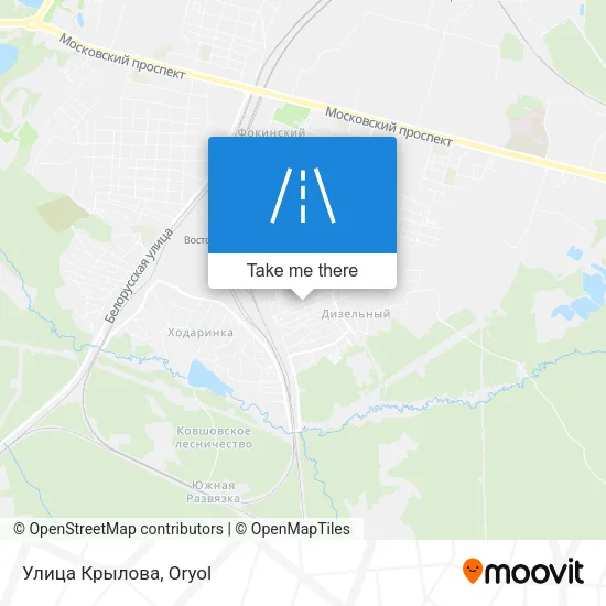Улица Крылова map
