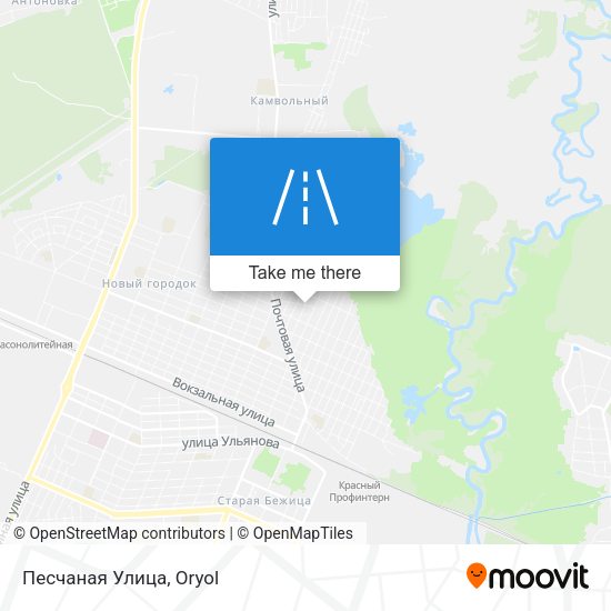 Песчаная Улица map