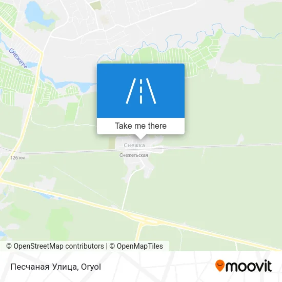 Песчаная Улица map