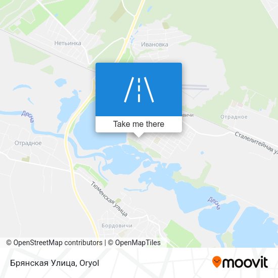 Брянская Улица map