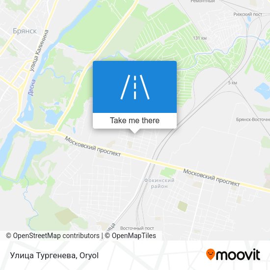 Улица Тургенева map