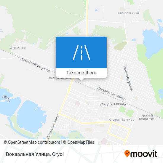 Вокзальная Улица map