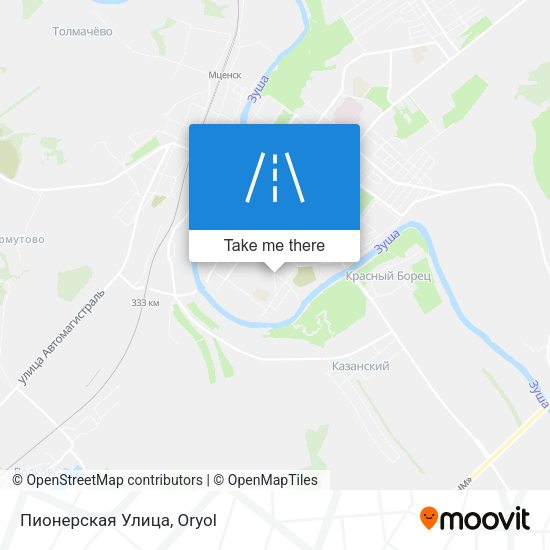 Пионерская Улица map