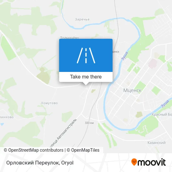 Орловский Переулок map