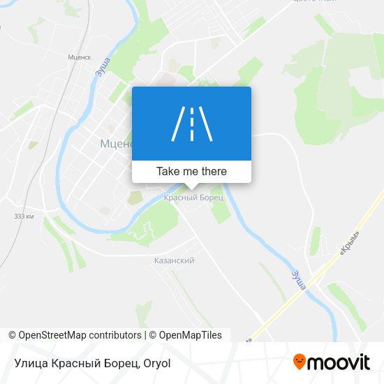 Улица Красный Борец map
