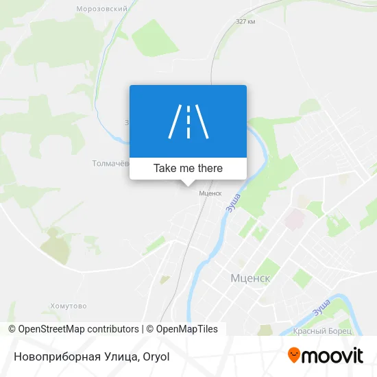 Новоприборная Улица map