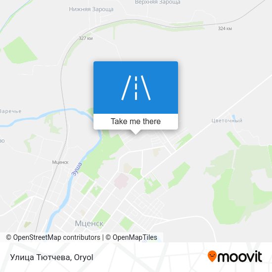 Улица Тютчева map