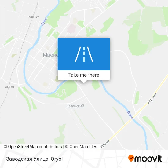 Заводская Улица map