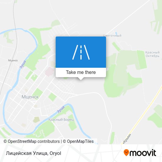 Лицейская Улица map