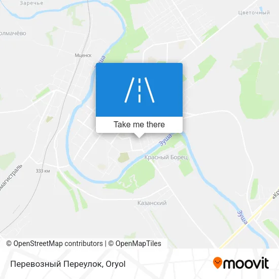 Перевозный Переулок map
