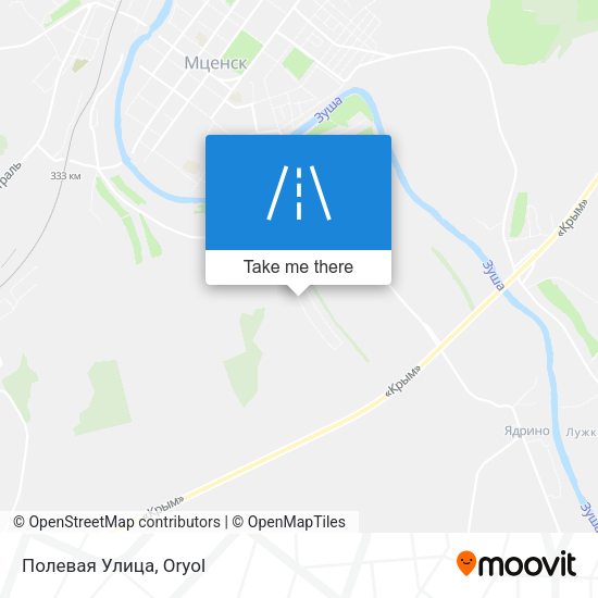 Полевая Улица map