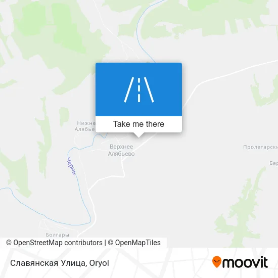 Славянская Улица map