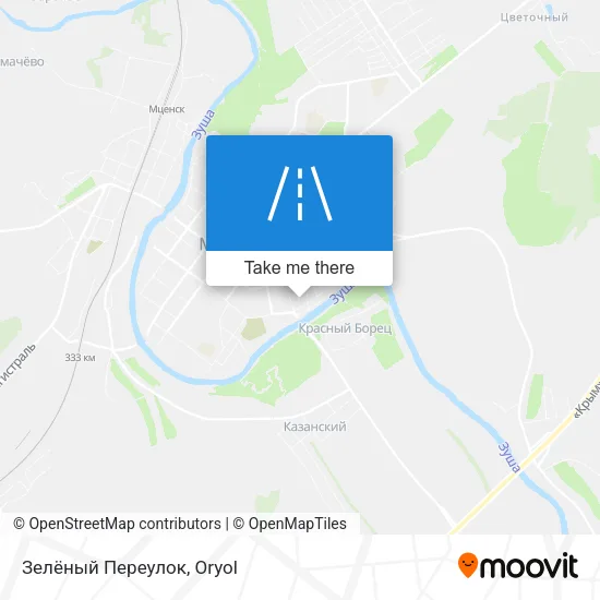 Зелёный Переулок map