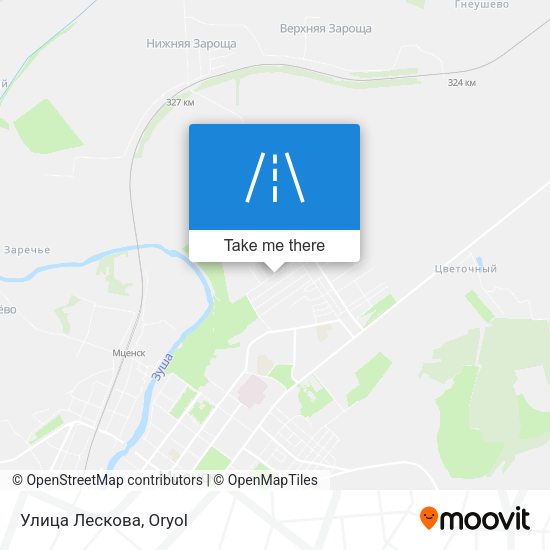 Улица Лескова map