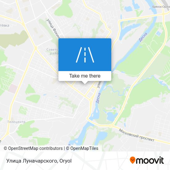 Улица Луначарского map