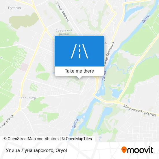 Улица Луначарского map