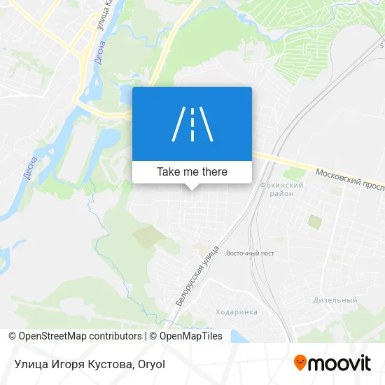 Улица Игоря Кустова map