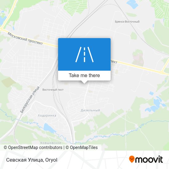 Севская Улица map