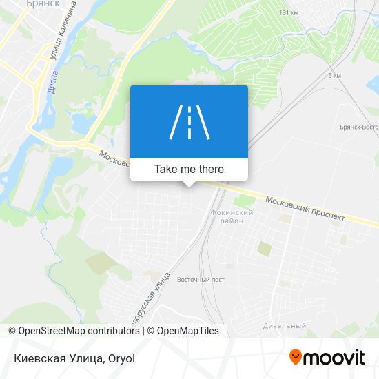 Киевская Улица map