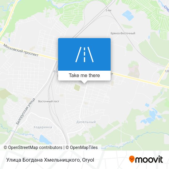 Улица Богдана Хмельницкого map