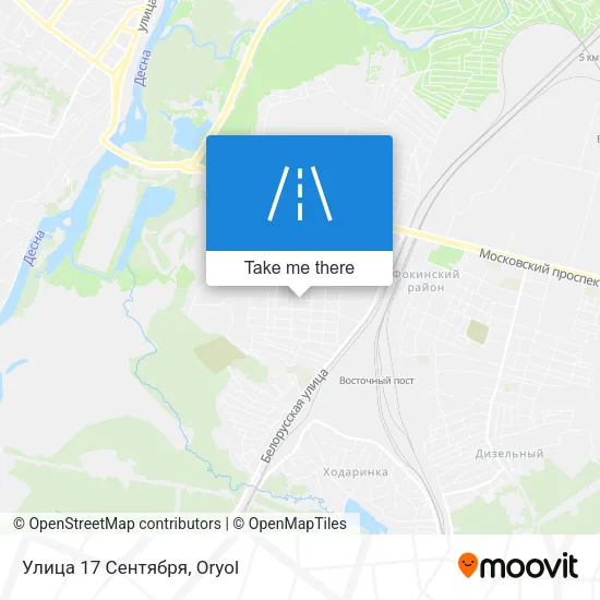 Улица 17 Сентября map