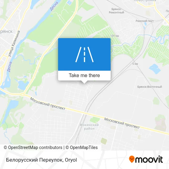 Белорусский Переулок map