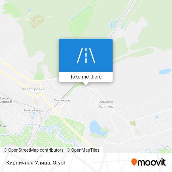 Кирпичная Улица map