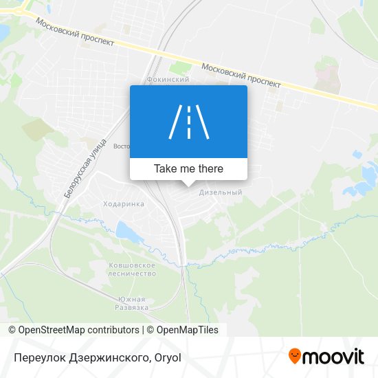 Переулок Дзержинского map
