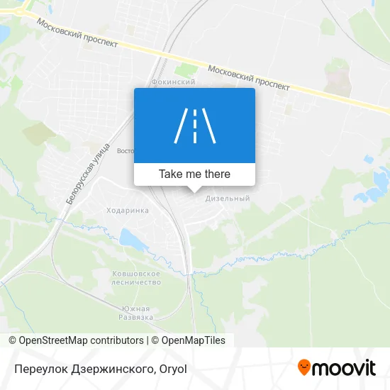 Переулок Дзержинского map