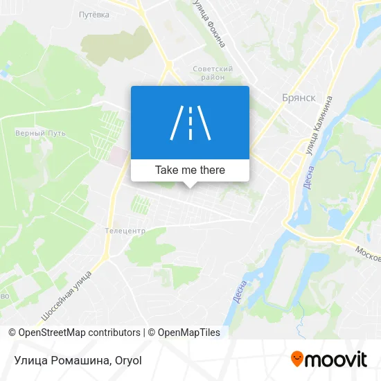 Улица Ромашина map