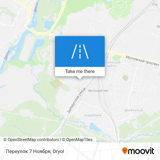 Переулок 7 Ноября map