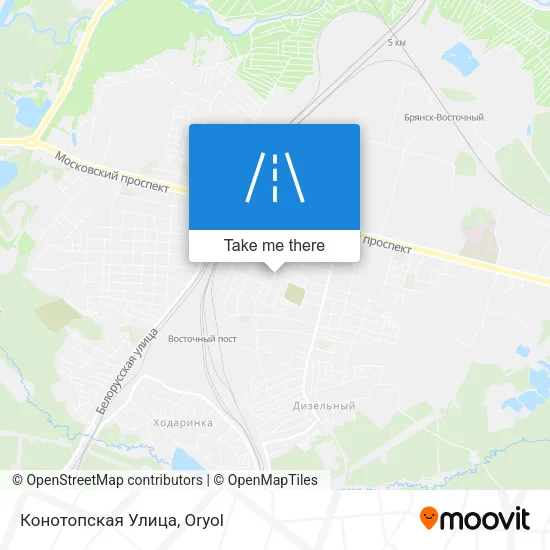 Конотопская Улица map
