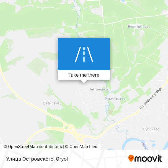 Улица Островского map
