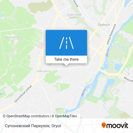 Супоневский Переулок map