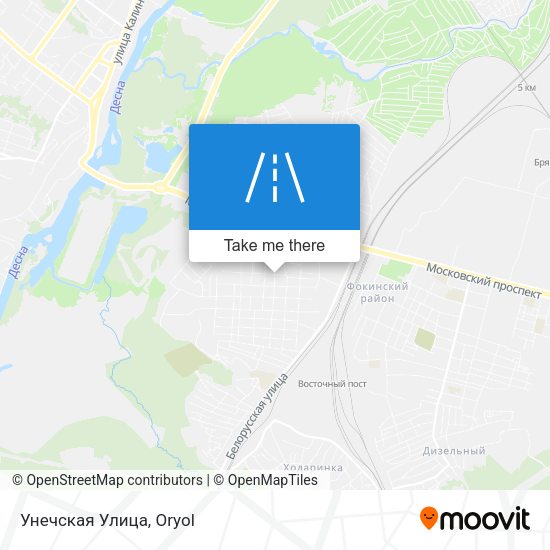 Унечская Улица map