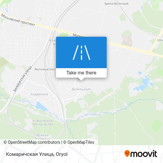 Комаричская Улица map