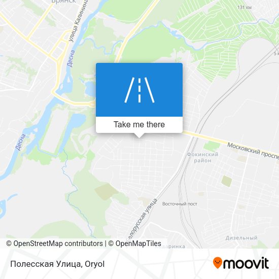 Полесская Улица map