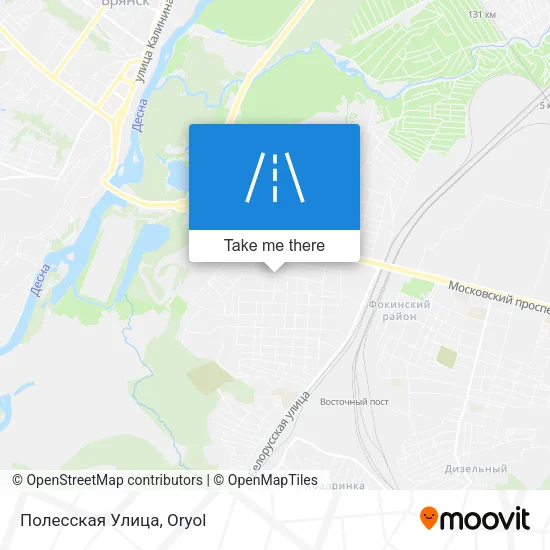 Полесская Улица map