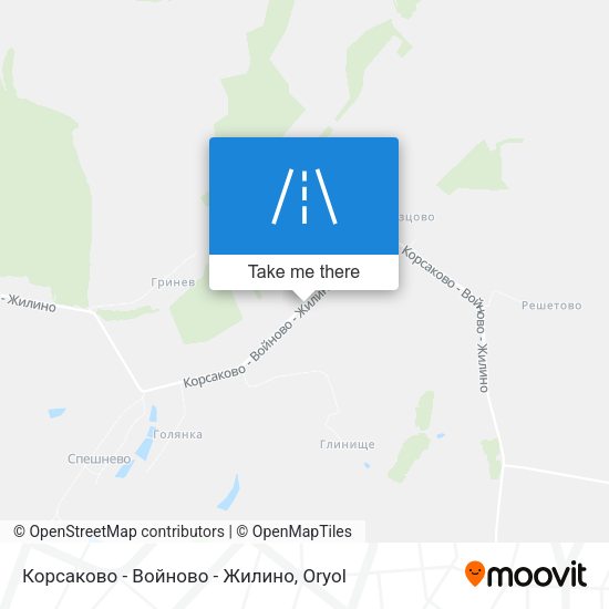Корсаково - Войново - Жилино map