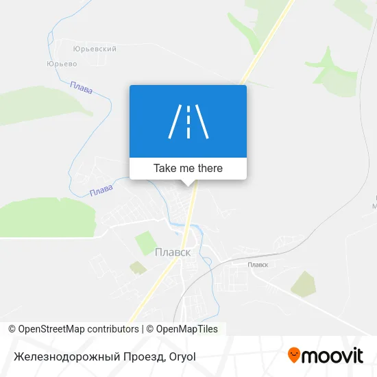 Железнодорожный Проезд map