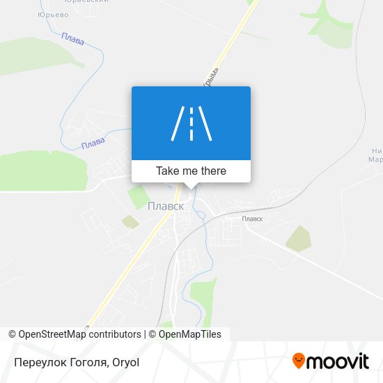 Переулок Гоголя map