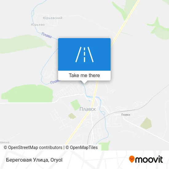 Береговая Улица map