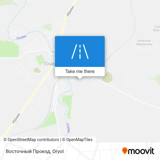 Восточный Проезд map