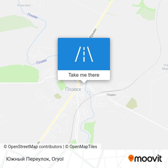 Южный Переулок map