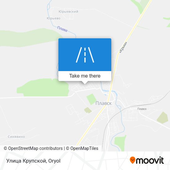 Улица Крупской map