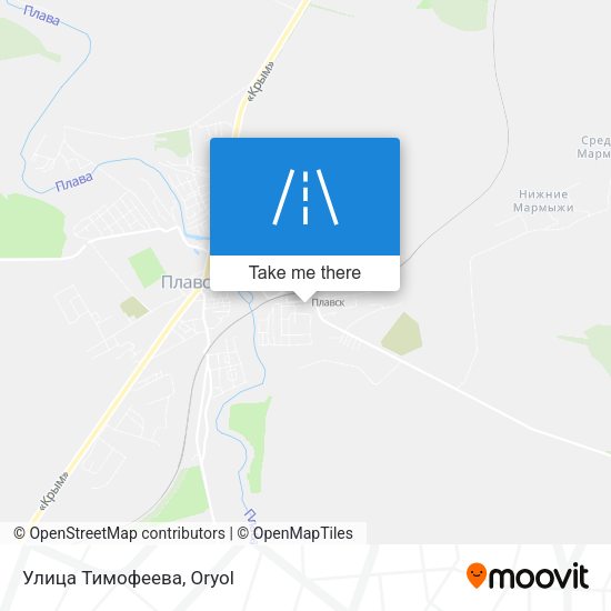 Улица Тимофеева map